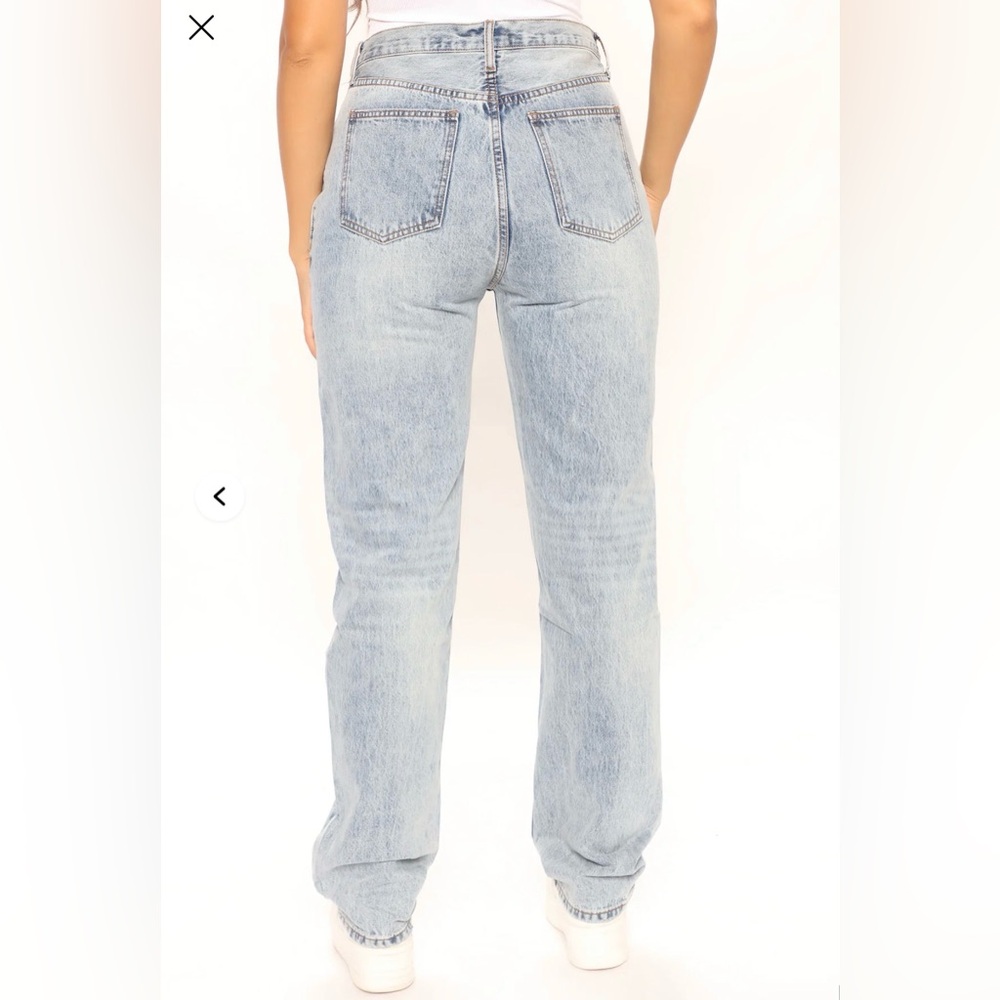Fashion Nova Light Blue Flare Jeans